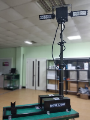 倒伏式升降照明监控设备