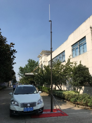 轮压天线升降杆