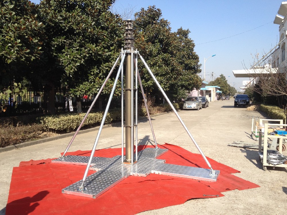 无锡华鹰的组合式便携通讯升降杆